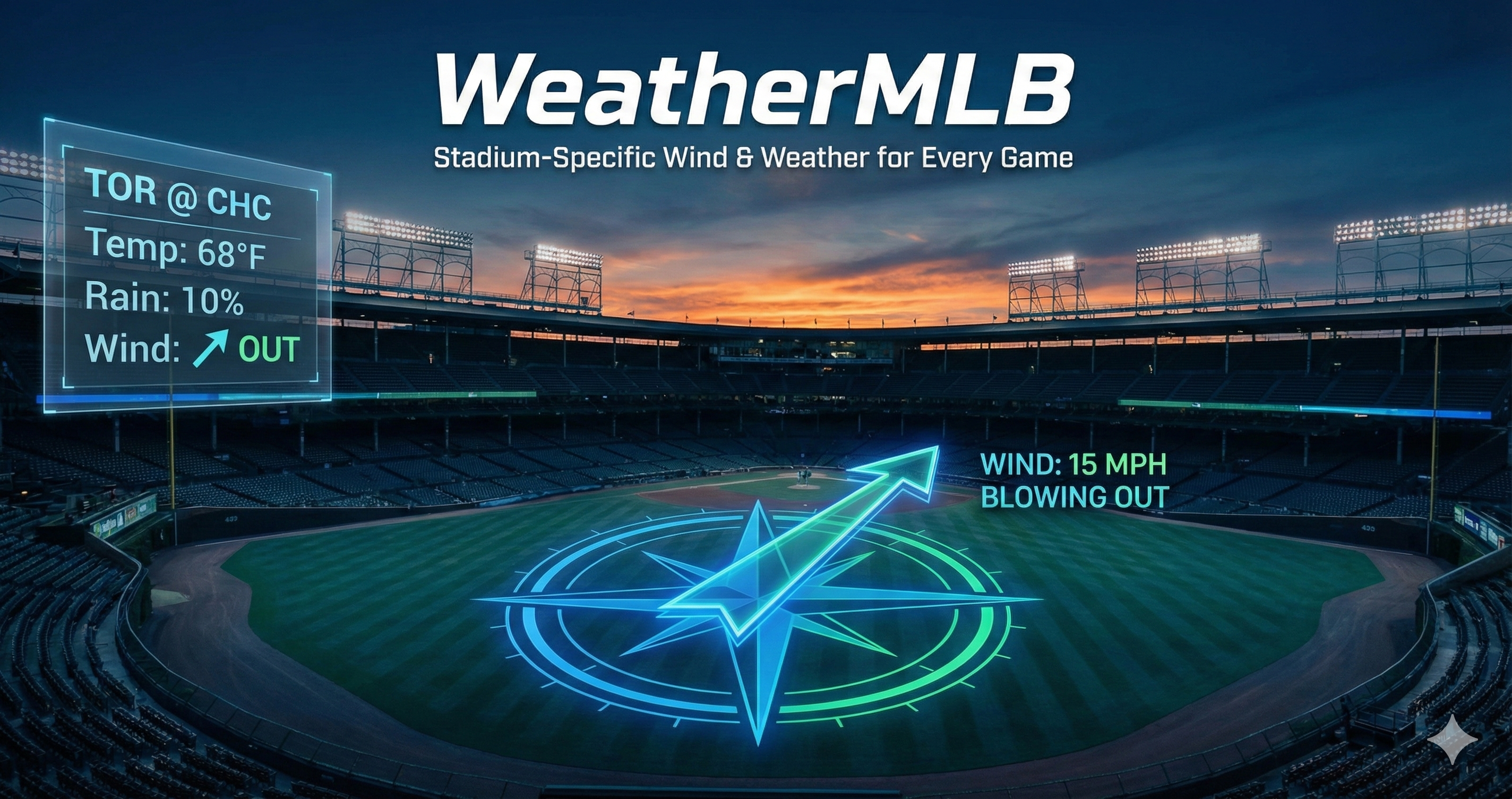 WeatherMLB - Stadium Specific Wind and Weather